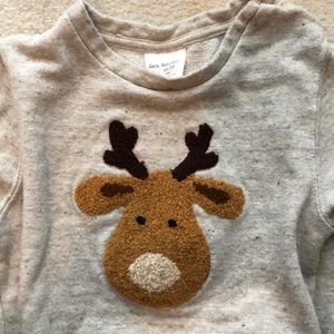 Zara baby boy reindeer sweatshirt